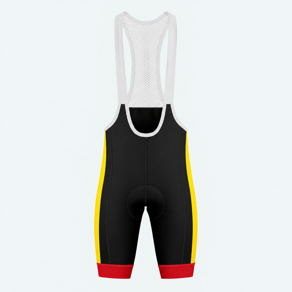 Men's Spain · Spain Short Sleeve Cycling Jersey for Men Cycling Bib Shorts - Front