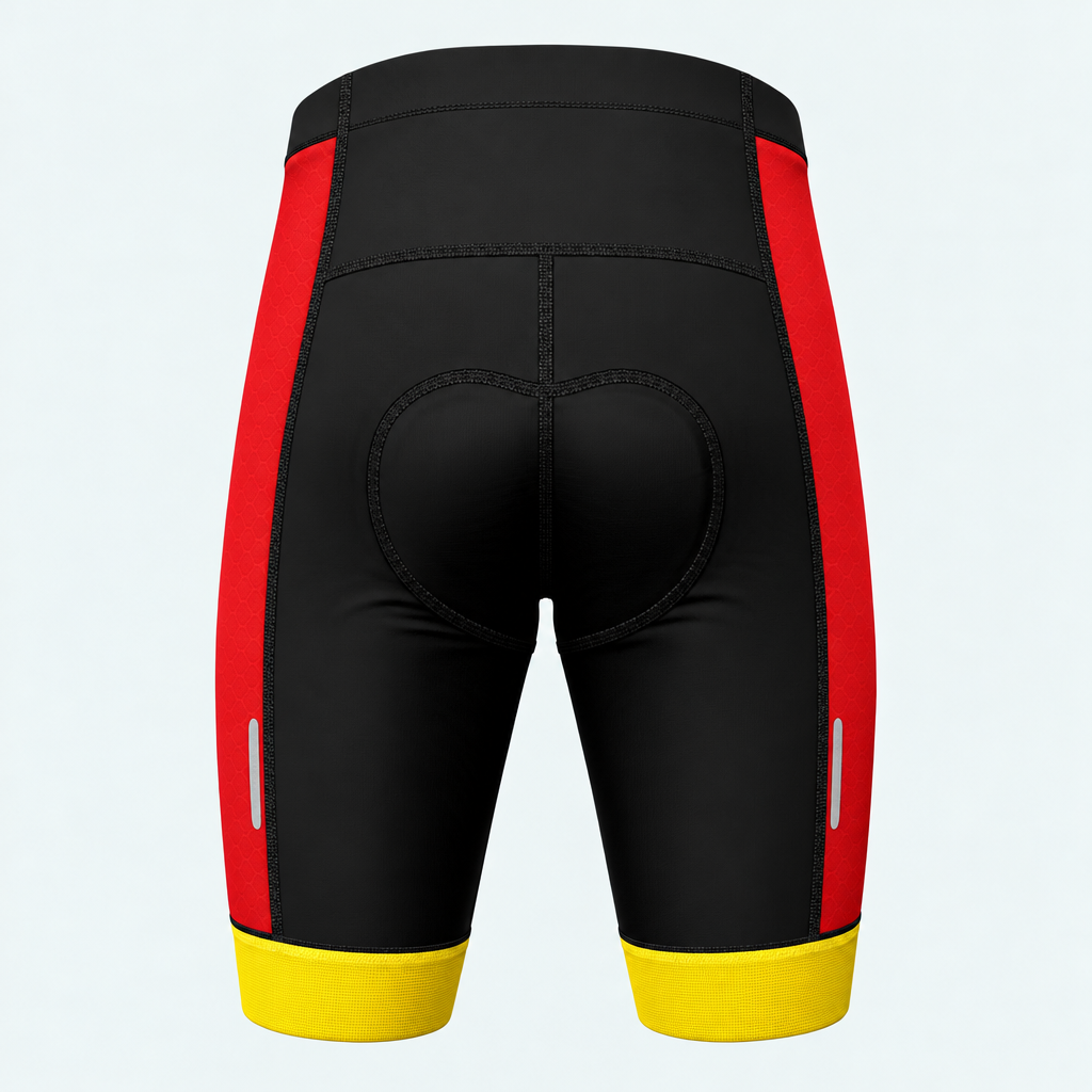 Men's US Firefighter Axe and Cross Cycling Shorts - Back