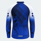 Men's Personalized Long Sleeve Cycling Jersey – Texas Flag Circuit - Back