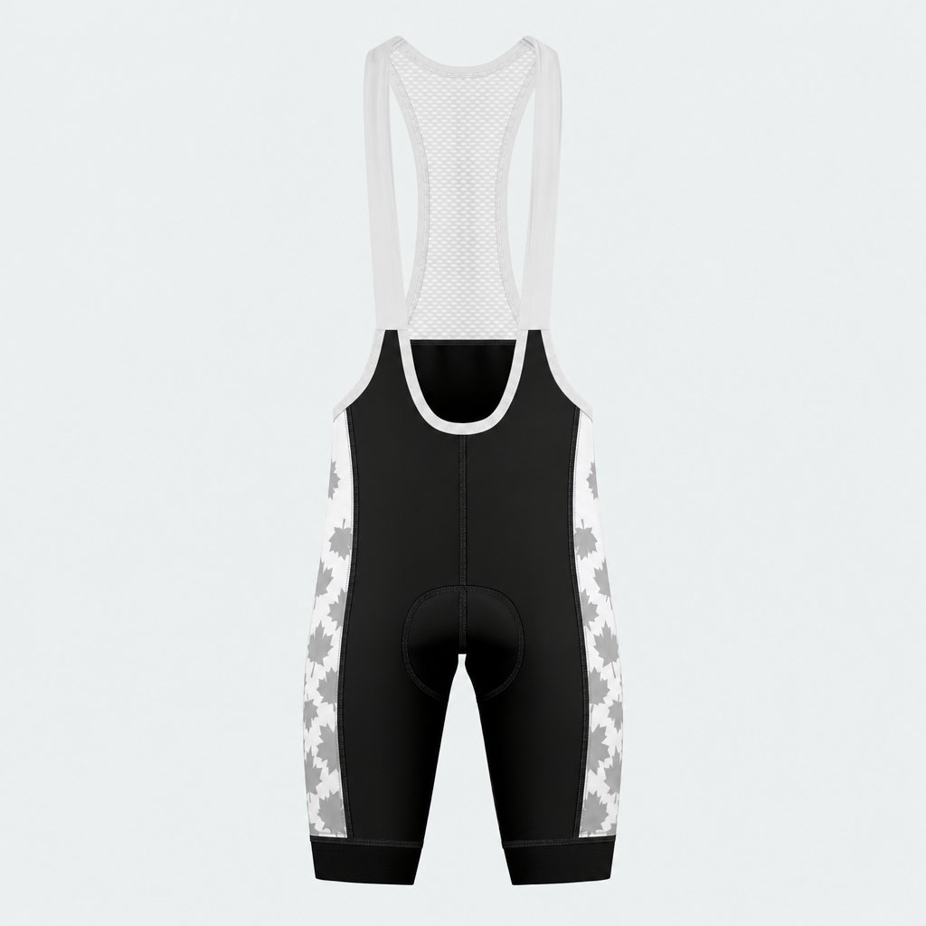 Men's Canada Bold Maple Cycling Bib Shorts - Front