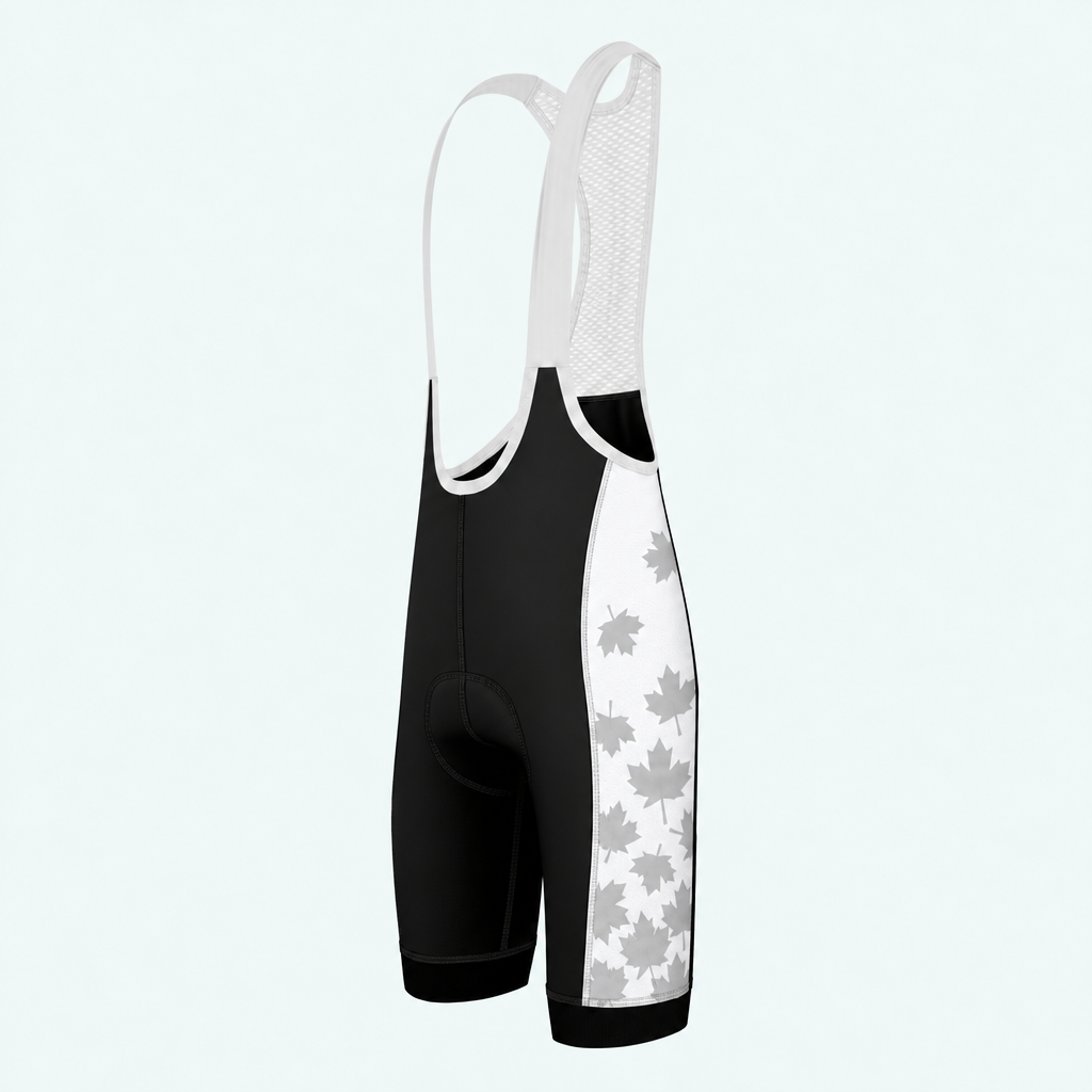 Men's Canada Bold Maple Cycling Bib Shorts - Side
