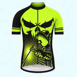 Men's Personalized Short Sleeve Cycling Jersey – Welder Sparks - Front