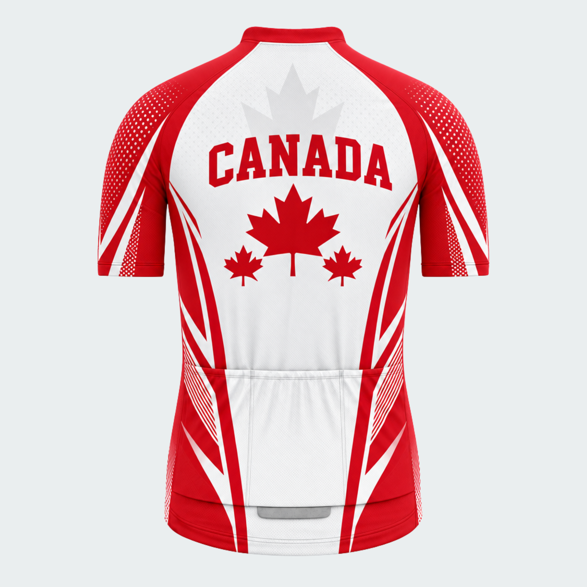 Men's Personalized Canada True North Cycling Jersey - Back