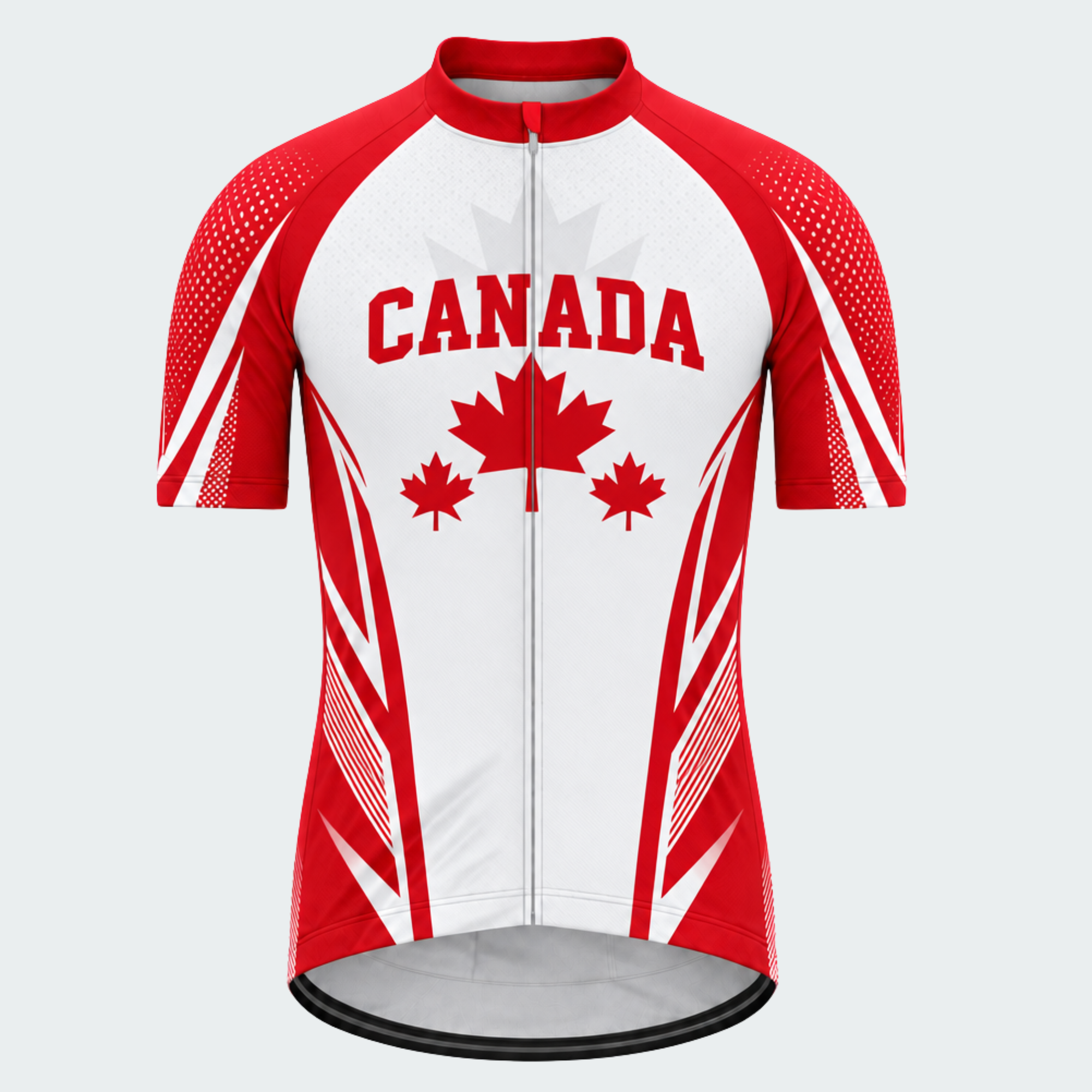 Men's Personalized Canada True North Cycling Jersey - Front