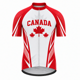 Men's Personalized Canada True North Cycling Jersey - Front