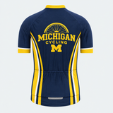 Men's Personalized Short Sleeve Cycling Jersey – Michigan Cycling - Back