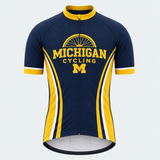 Men's Personalized Short Sleeve Cycling Jersey – Michigan Cycling - Front