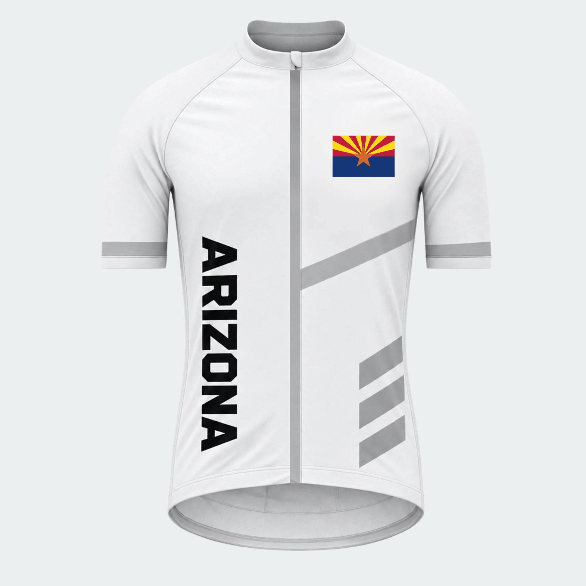 Men's Personalized Short Sleeve Cycling Jersey – Arizona Saguaro Road - Front