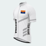 Men's Personalized Short Sleeve Cycling Jersey – Arizona Saguaro Road - Front 45°