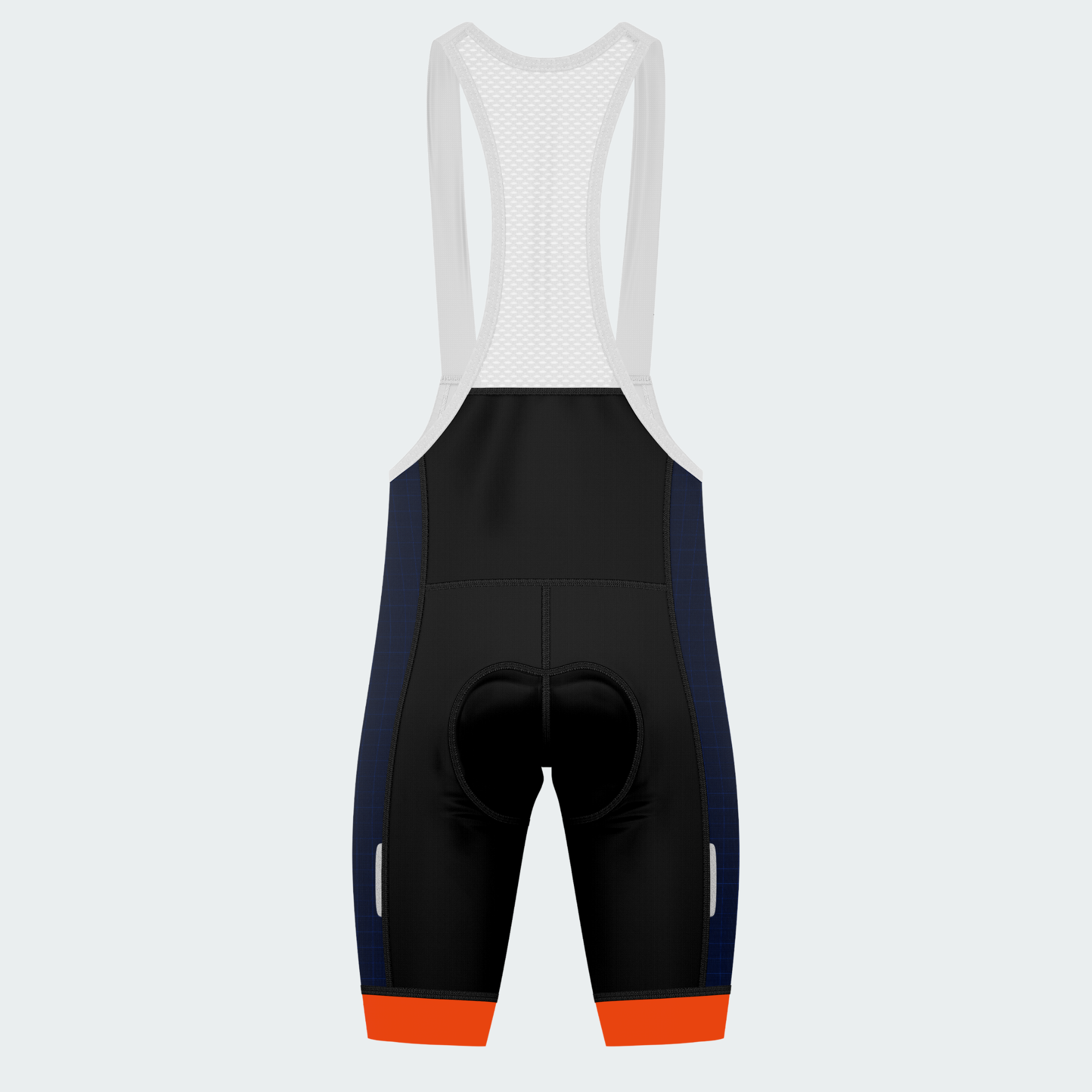 Men's California Vaporwave Sunset Cycling Bib Shorts - Back