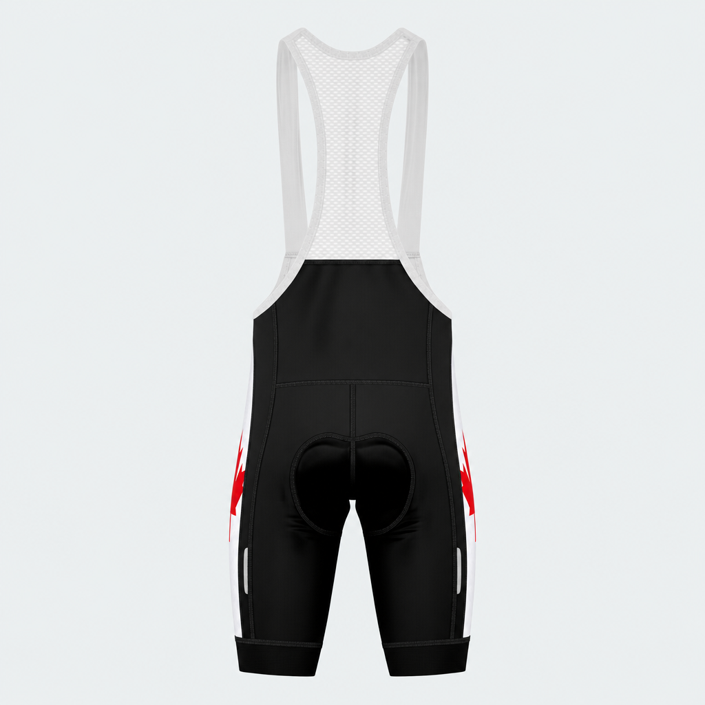 Men's Northern Maple Leaf Cycling Bib Shorts - Back