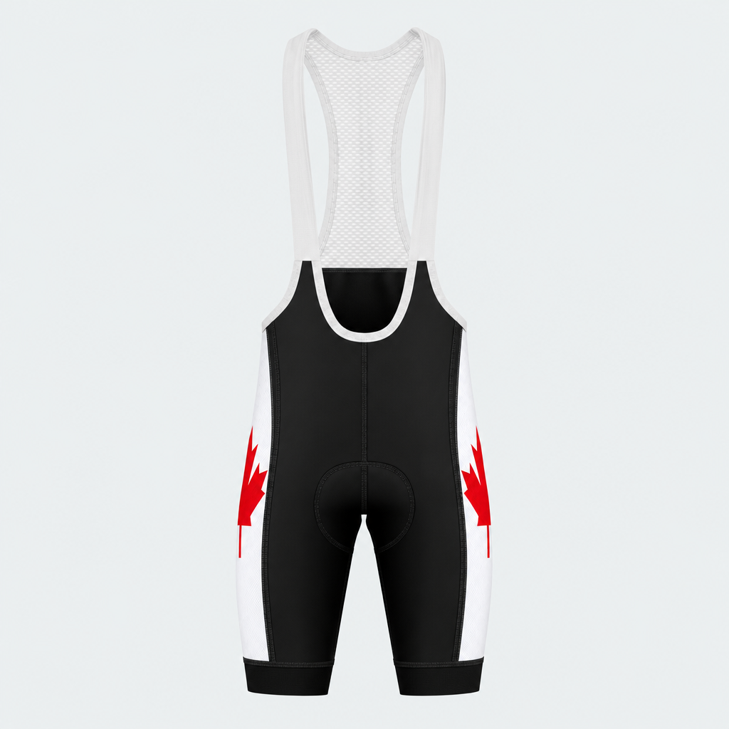 Men's Northern Maple Leaf Cycling Bib Shorts - Front