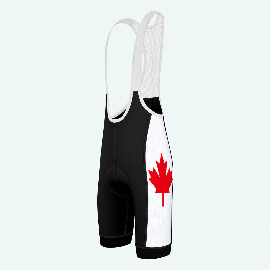 Men's Northern Maple Leaf Cycling Bib Shorts - Side