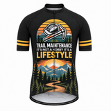 Men's Trail Maintenance Crew Pride Short-Sleeve Cycling Jersey - Front