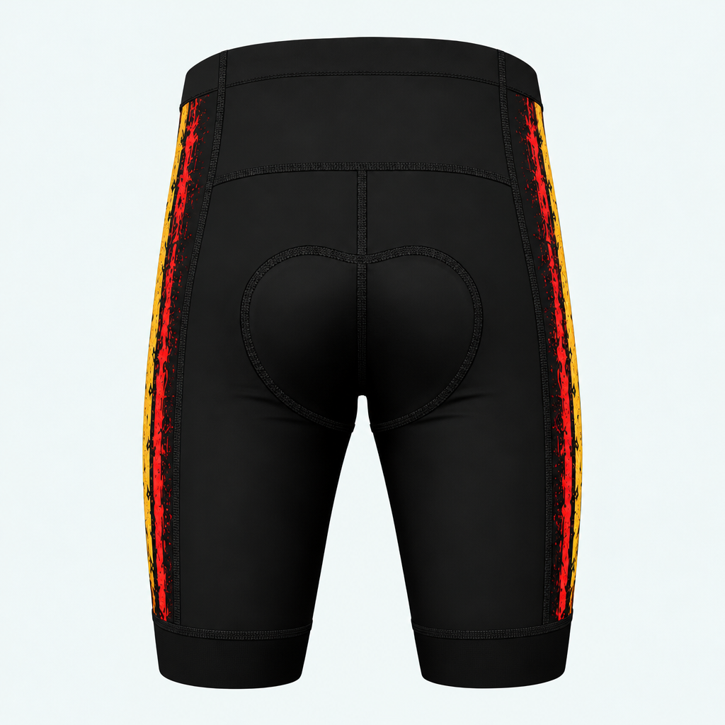Men's US Firefighter Honor Cycling Shorts - Back