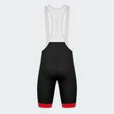 Men's US Firefighter And US Flag Cycling Bib Shorts - Back