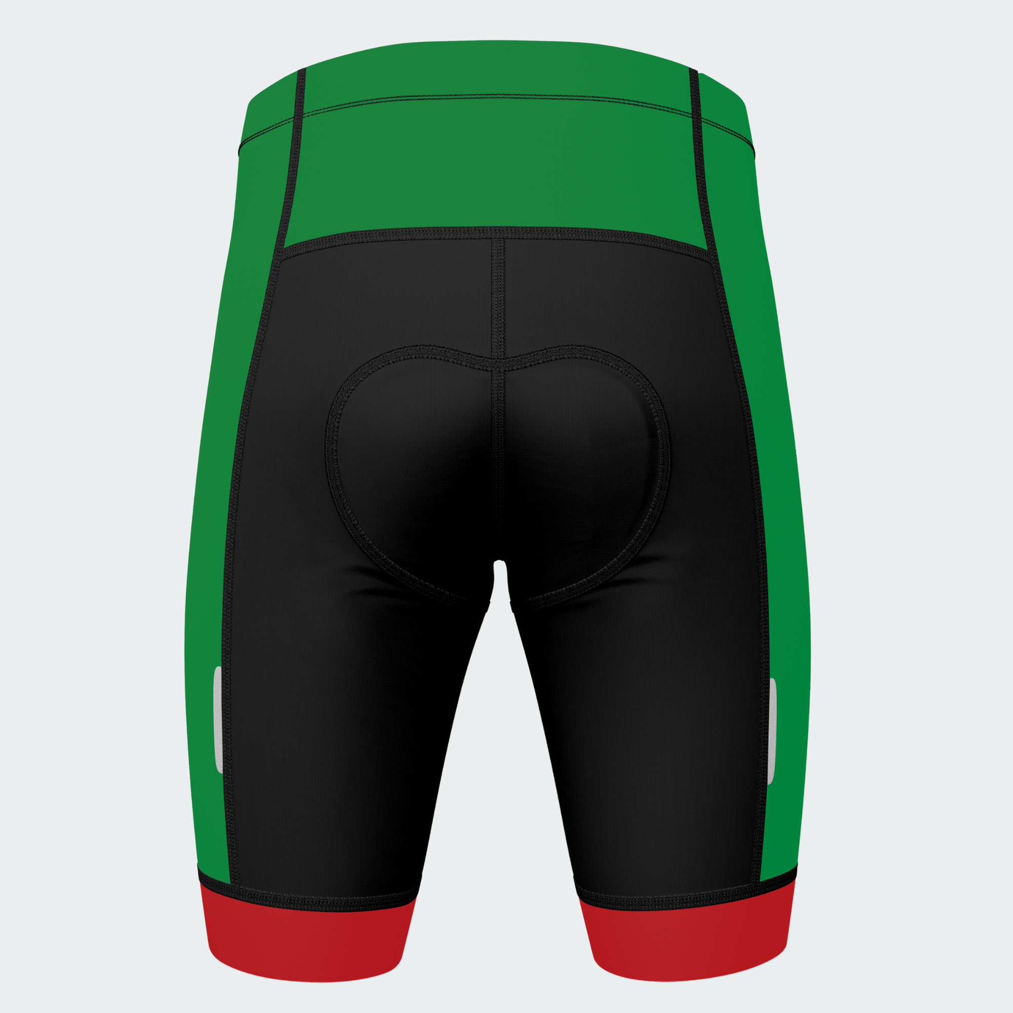 Men's California Grizzly Rebellion Cycling Shorts - Back
