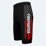 Men's US Firefighter Honor Cycling Shorts - Side