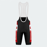 Men's Canada Maple Banner Cycling Bib Shorts - Front