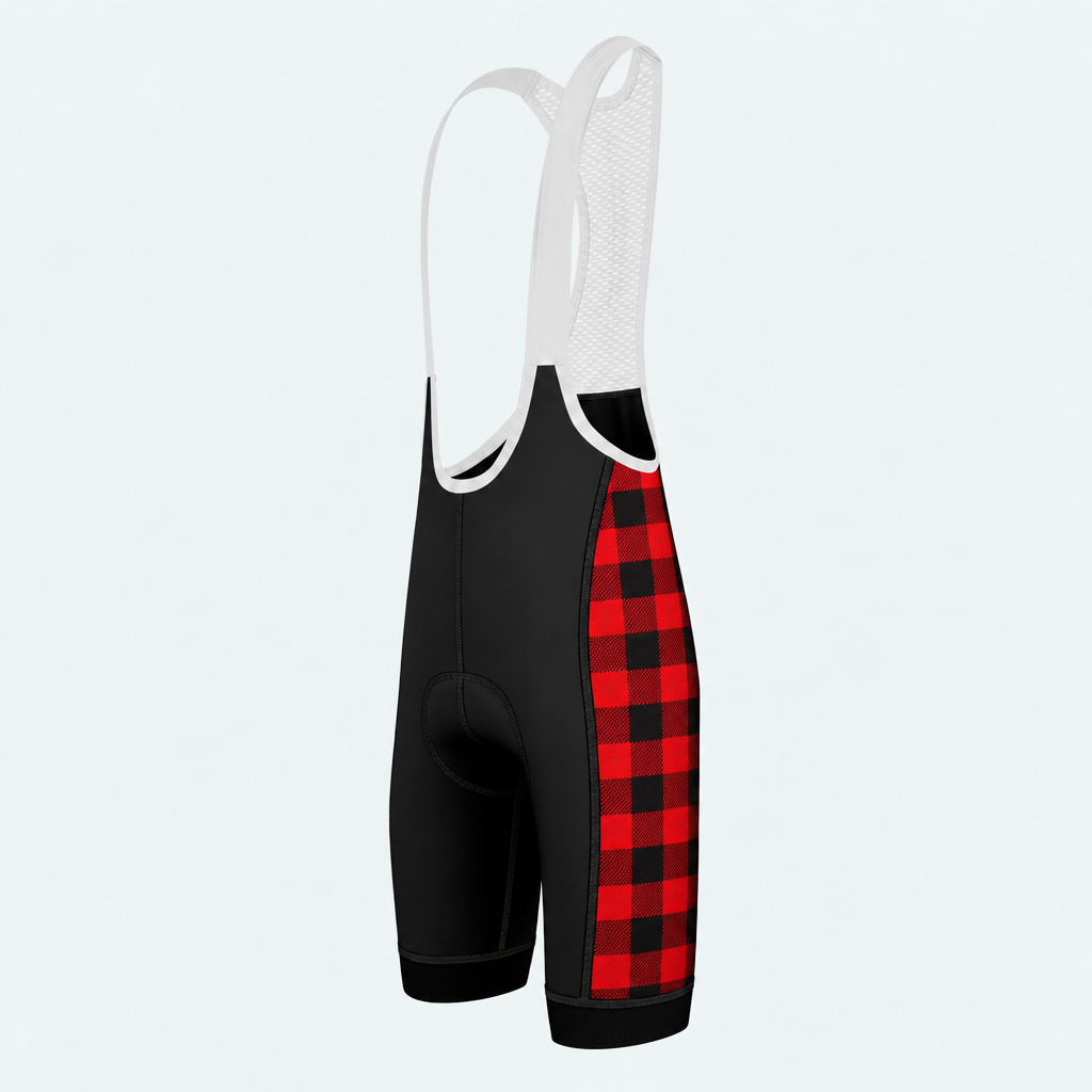 Men's The Logfather Lumberjack Cycling Bib Shorts - Side