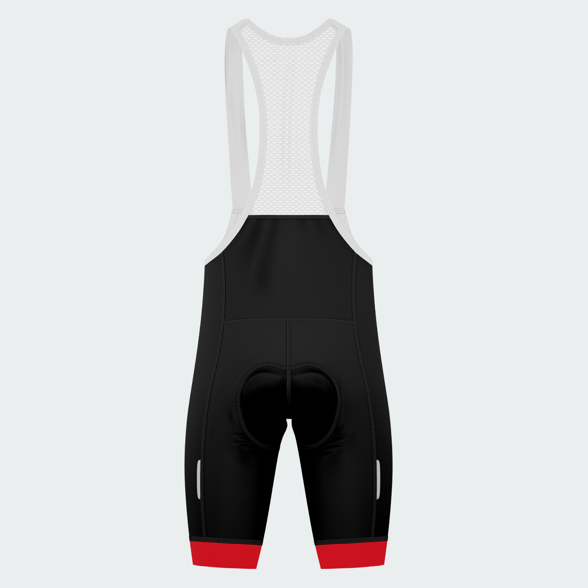 Men's Wildland Firefighter Iron Badge Cycling Bib Shorts - Back