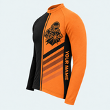 Men's Personalized Long Sleeve Cycling Jersey – Welder Pride - Side