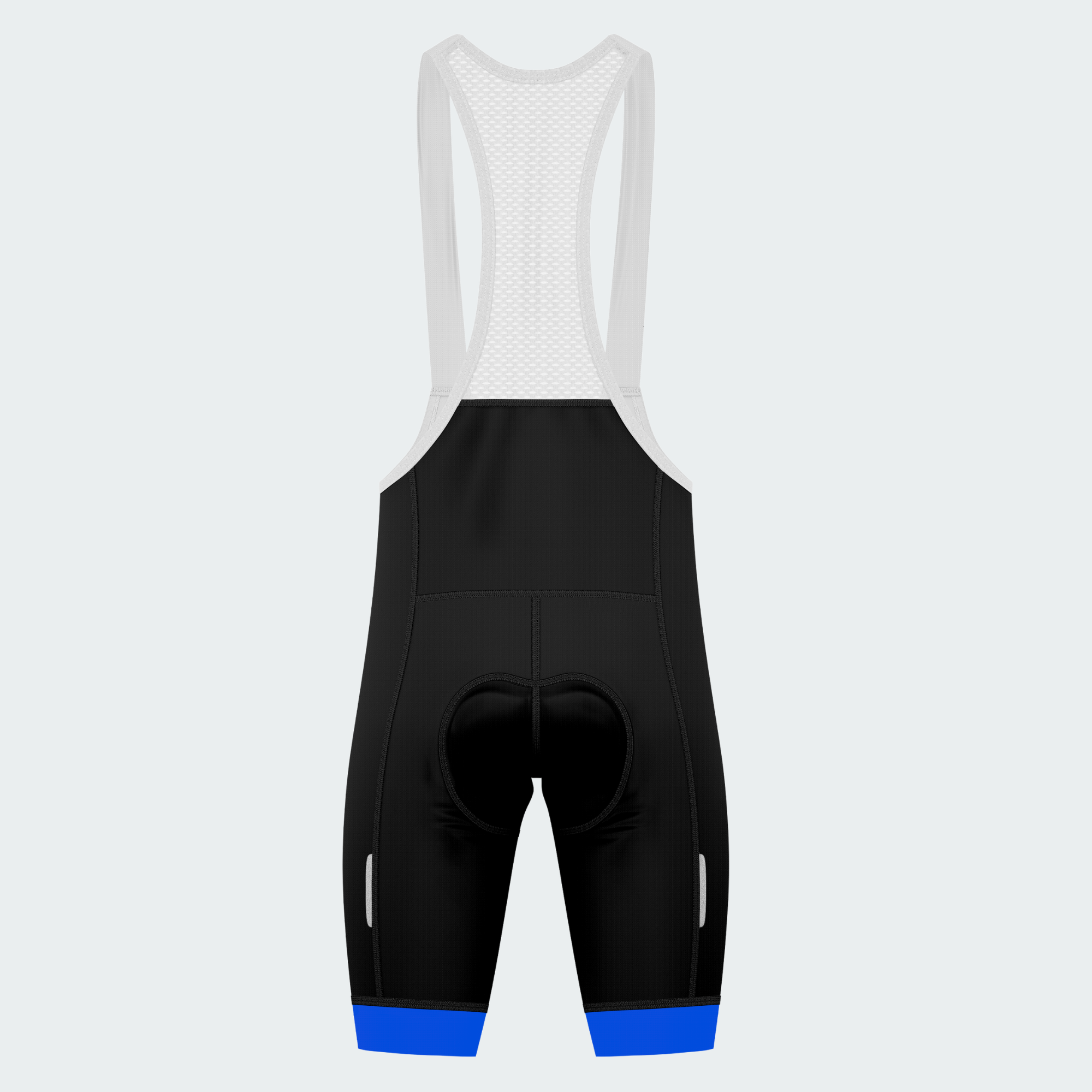 Men's Oklahoma OKLAHOMIE Badge Cycling Bib Shorts - Back
