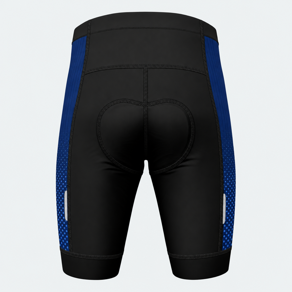 Men's US Patriotic Stars and Stripes Cycling Shorts - Back