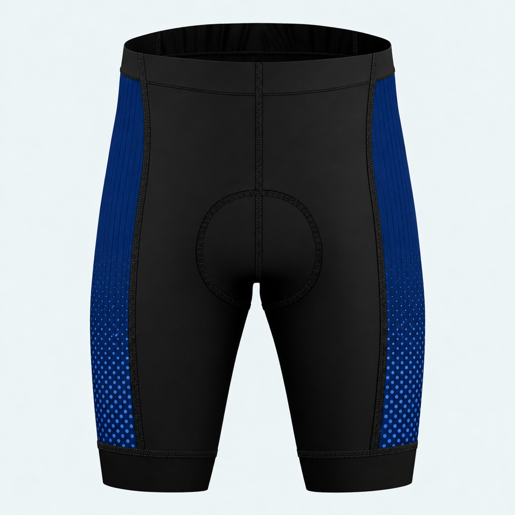 Men's US Patriotic Stars and Stripes Cycling Shorts - Front