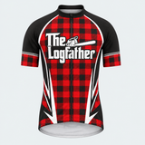 Men's Personalized The Log father Cycling Jersey - Front