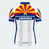 Men's Personalized Short Sleeve Cycling Jersey – Arizona Desert Star - Back