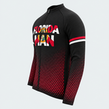 Men's Personalized Long Sleeve Cycling Jersey – Florida Man Statement - Side