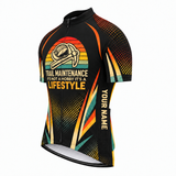 Men's Trail Maintenance Crew Gradient Short-Sleeve Cycling Jersey - Front 45°