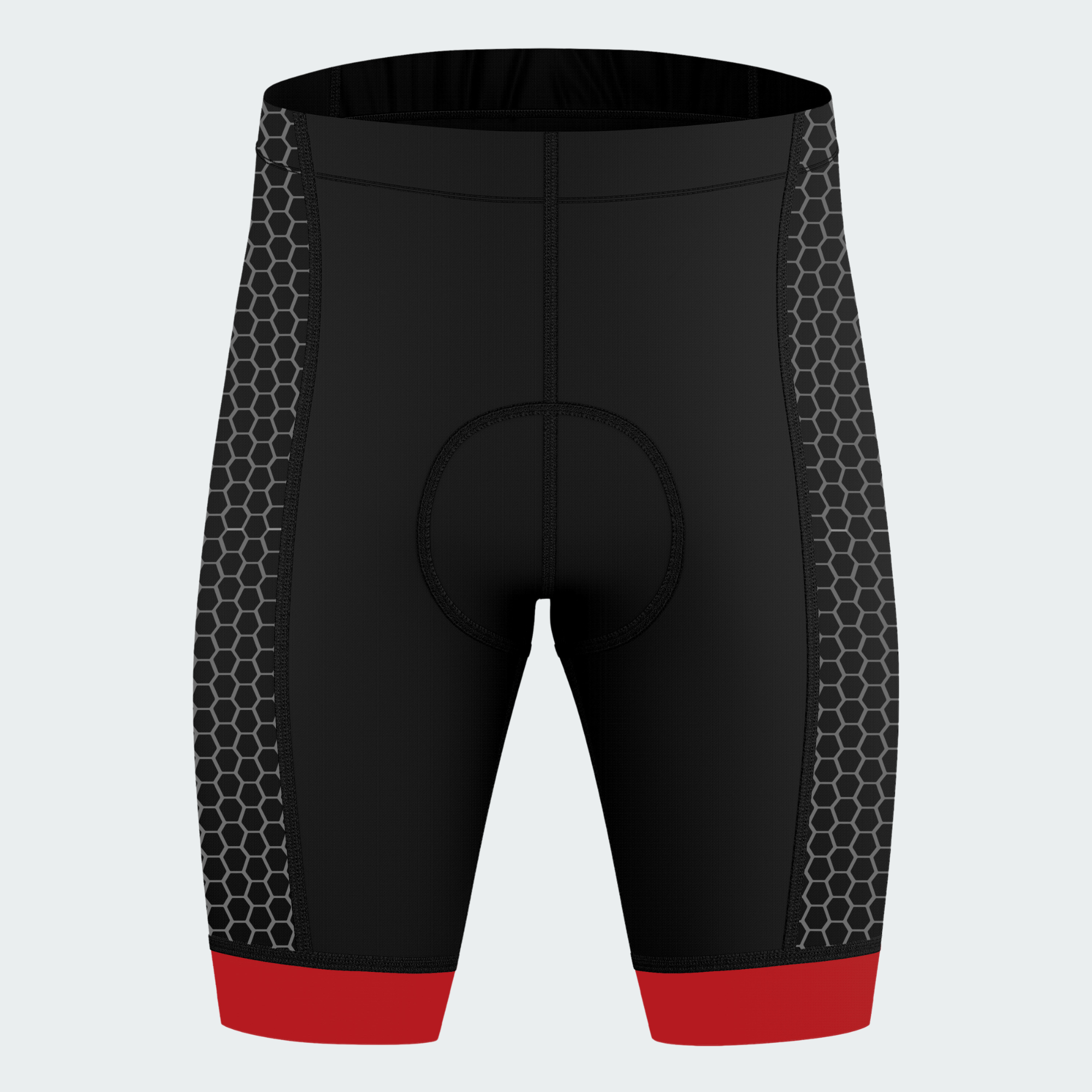 Men's Wildland Firefighter Flame Cycling Shorts - Front