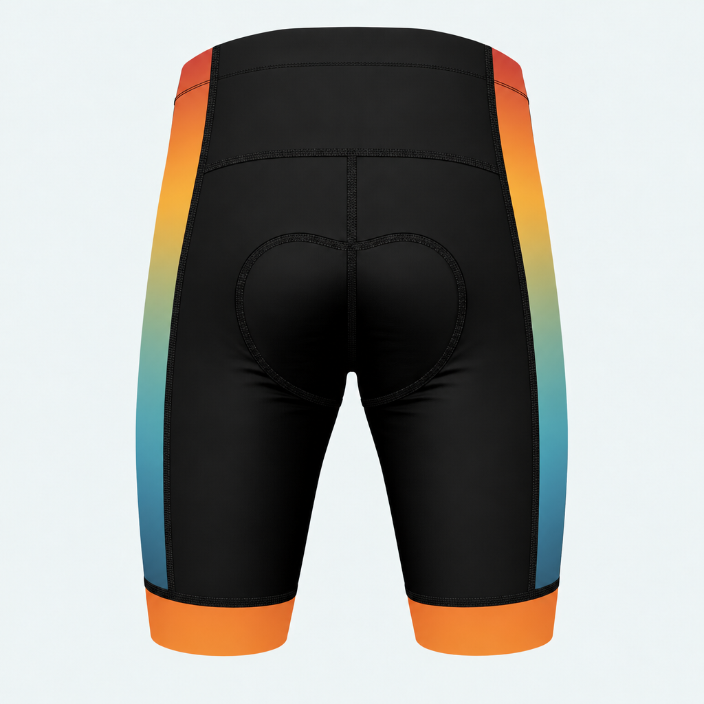 Men's Arizona State Outline Cycling Shorts - Back