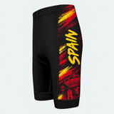Men's Spain National Pride Cycling Shorts - Side