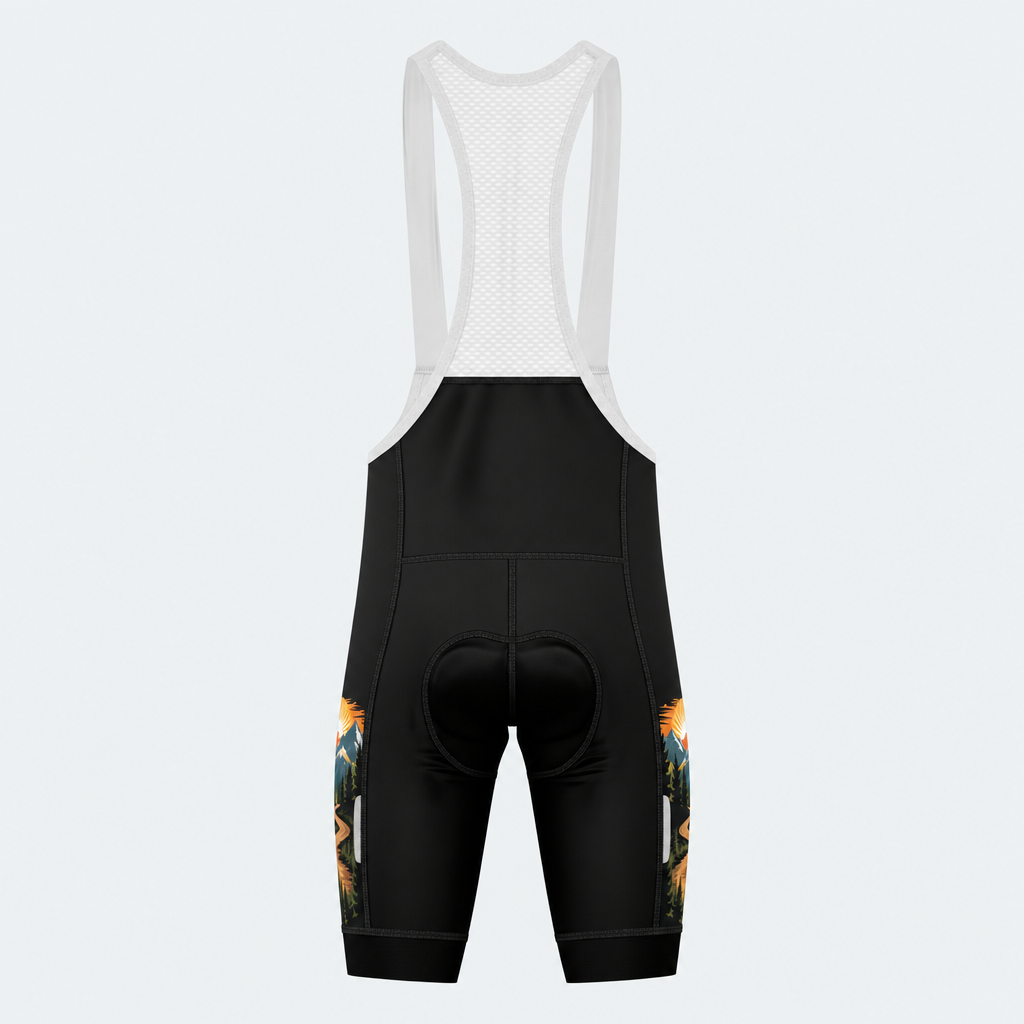 Men's Trail Maintenance Crew Pride Cycling Bib Shorts - Back