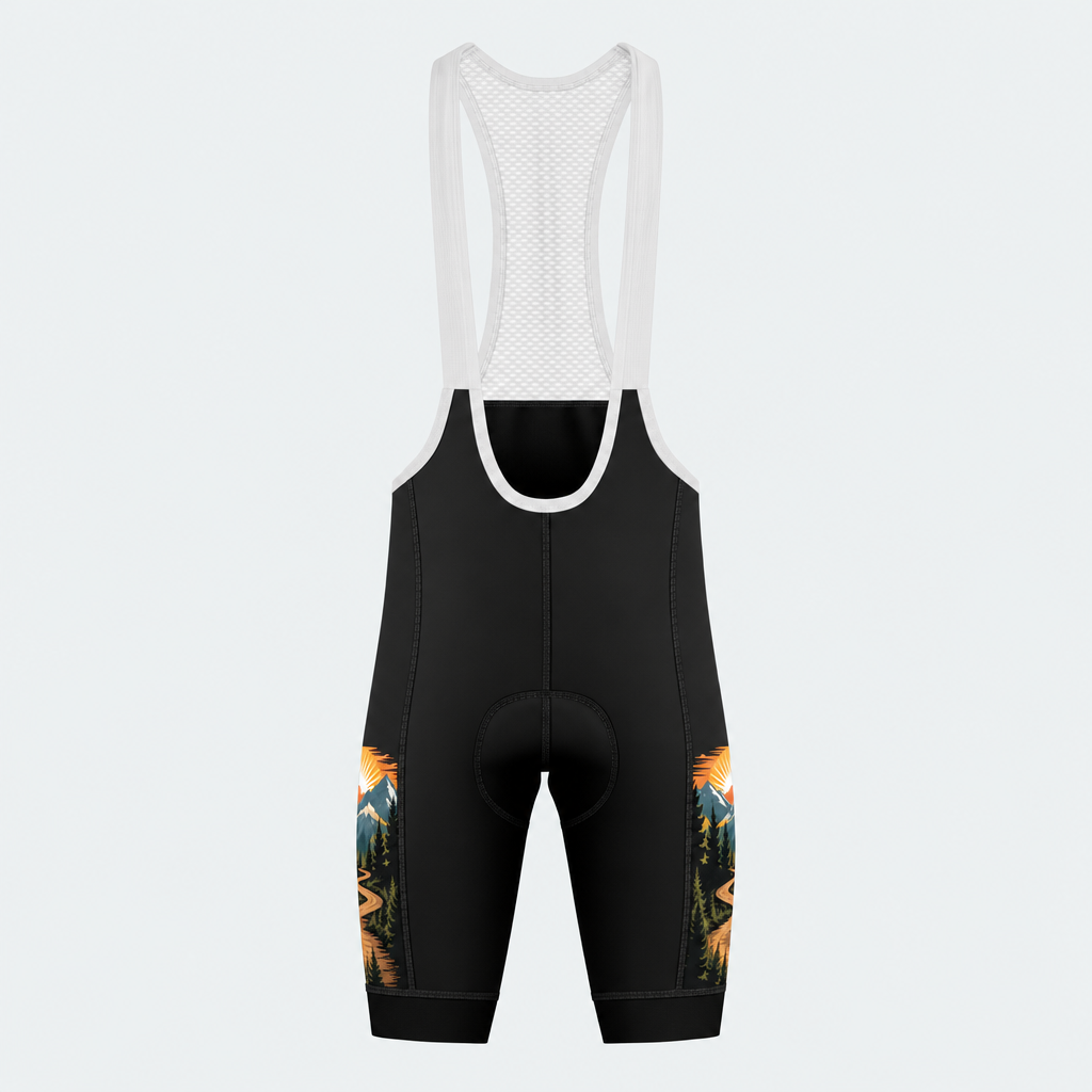 Men's Trail Maintenance Crew Pride Cycling Bib Shorts - Front