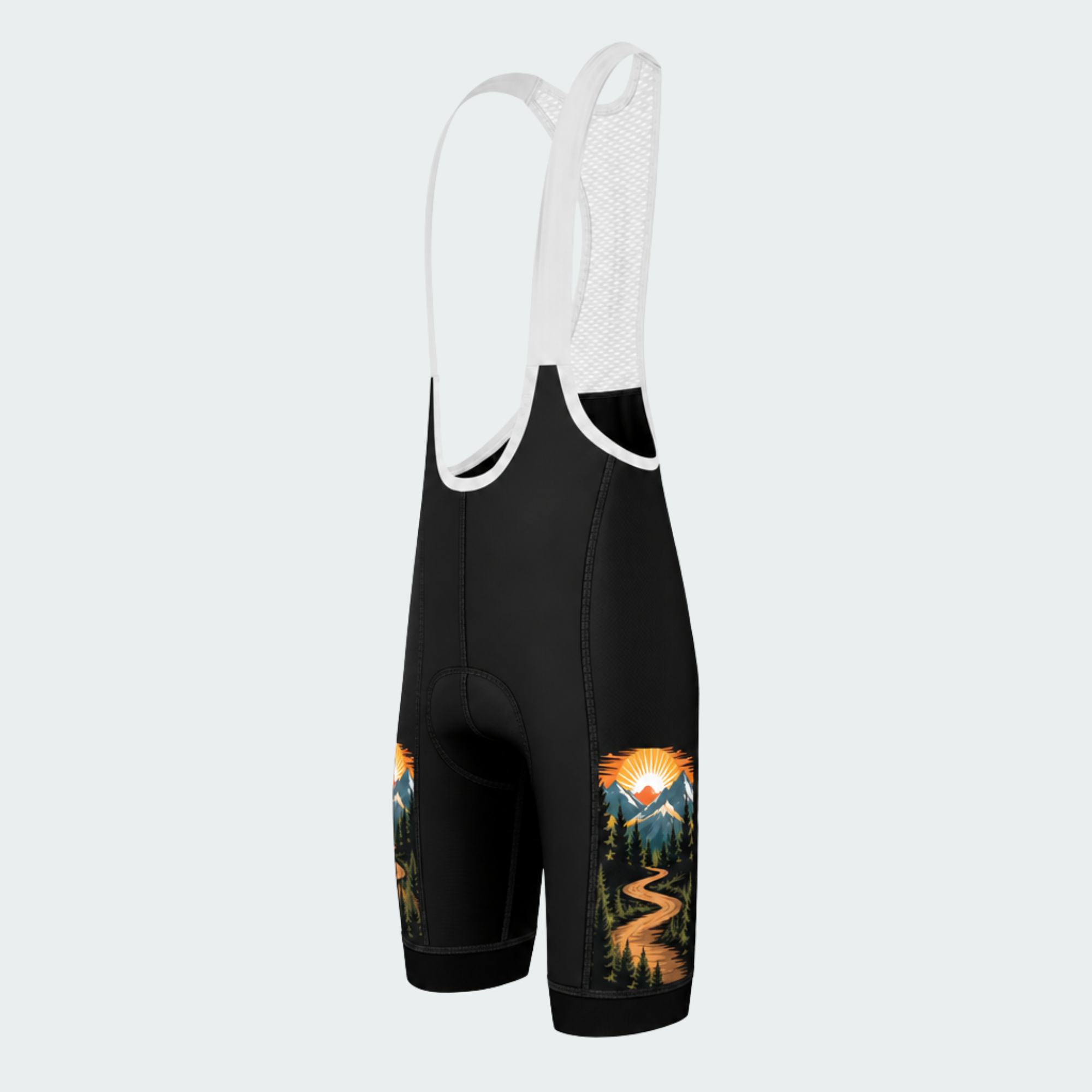 Men's Trail Maintenance Crew Pride Cycling Bib Shorts - Side