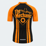Men's Personalized Short Sleeve Cycling Jersey – The Mechanic - Back