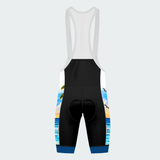 Men's Florida Beachfront Flamingos Cycling Bib Shorts - Back