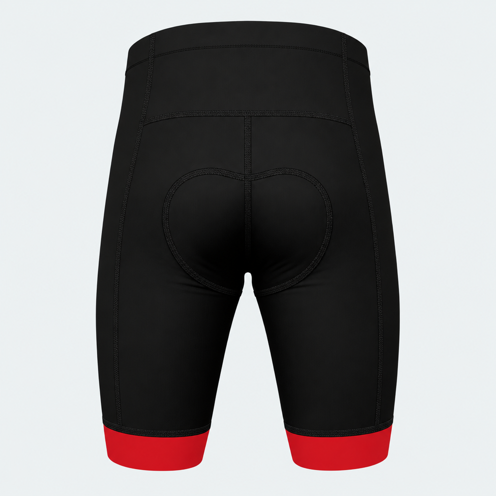 Men's Wildland Firefighter Crest Cycling Shorts - Back