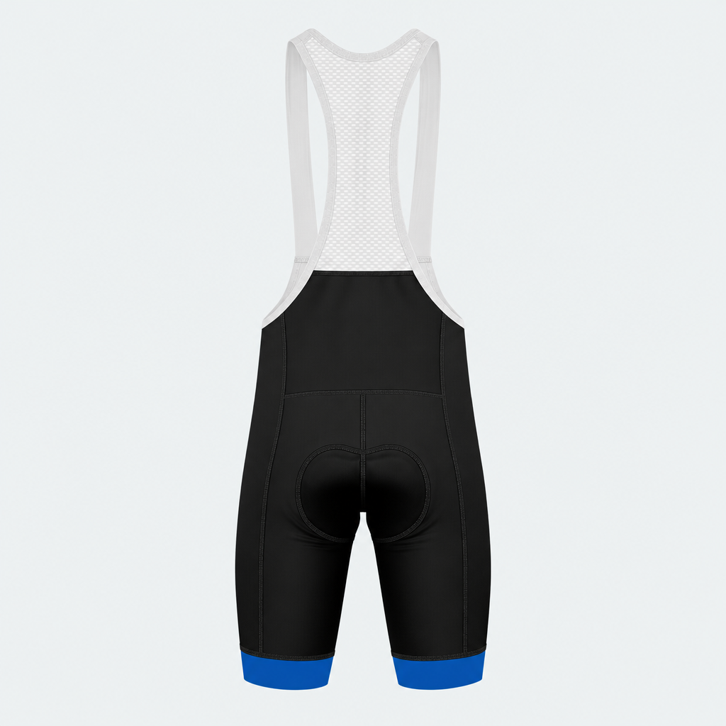 Men's Oklahoma Bold Stamp Cycling Bib Shorts - Back