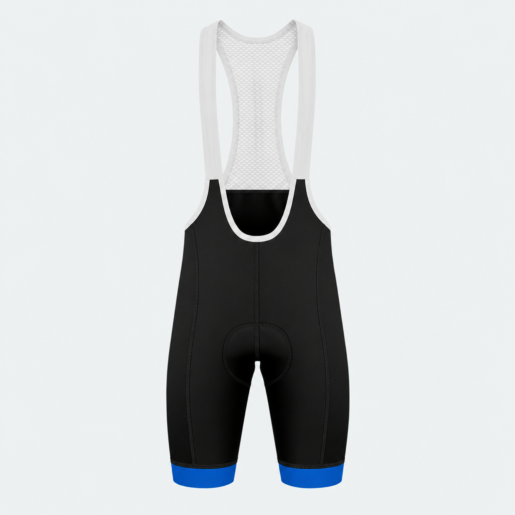 Men's Oklahoma Bold Stamp Cycling Bib Shorts - Front