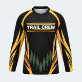 Men's Trail Crew Long-sleeve Cycling T-shirt - Front