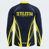Men's Personalized Long Sleeve Cycling Jersey – Jesus Tetelestai John 19:30 - Back