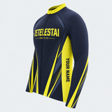 Men's Personalized Long Sleeve Cycling Jersey – Jesus Tetelestai John 19:30 - Side