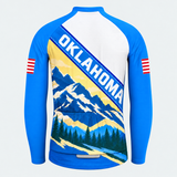 Men's Oklahoma Buffalo Summit Long-sleeve Cycling Jersey - Back