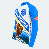 Men's Oklahoma Buffalo Summit Long-sleeve Cycling Jersey - Side