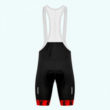 Men's Canada · Canada Flag RollaFatty Chain MTB Jersey Cycling Bib Shorts - Back